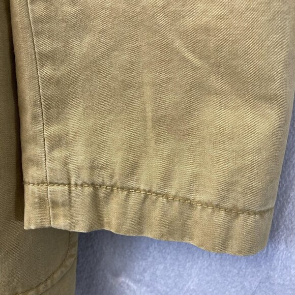 Vintage J. Peterman Blazer Mens 40 Tan Safari Sport Coat Patch Pockets Unlined - Picture 10 of 16